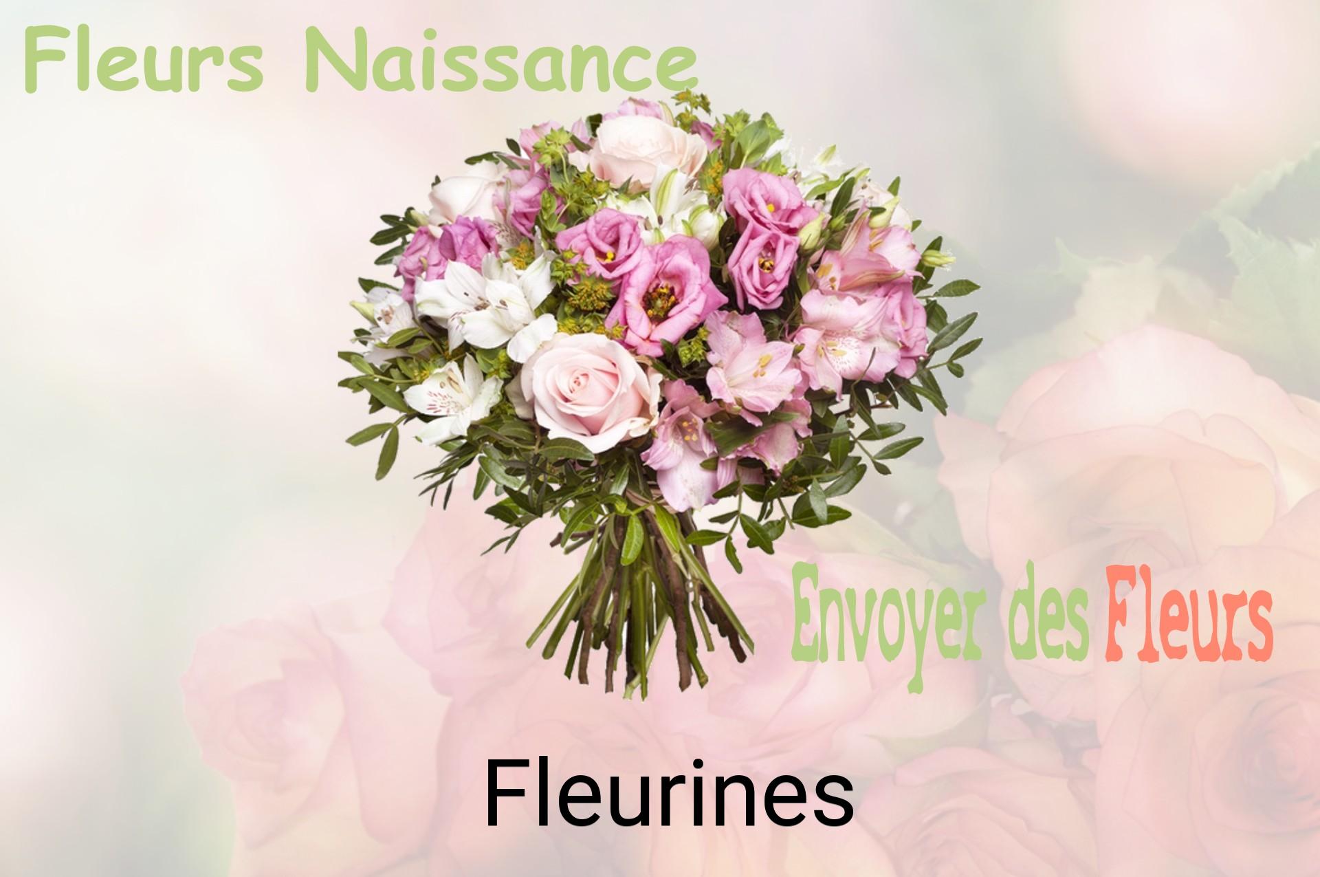 Bouquet de fleurs de naissance livré à Fleurines
